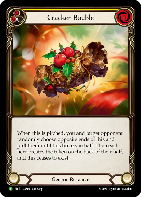 Cracker Bauble (perforated)