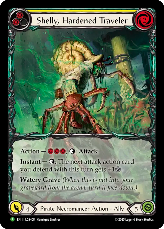 Shelly, Hardened Traveler Rainbow Foil Promo