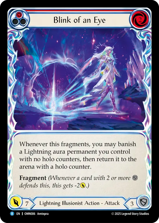 Blink of an Eye Rainbow Foil