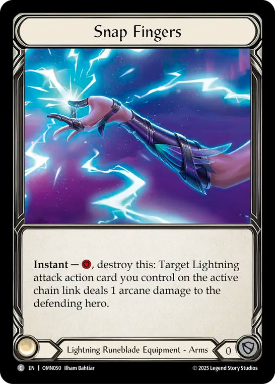 Snap Fingers Cold Foil