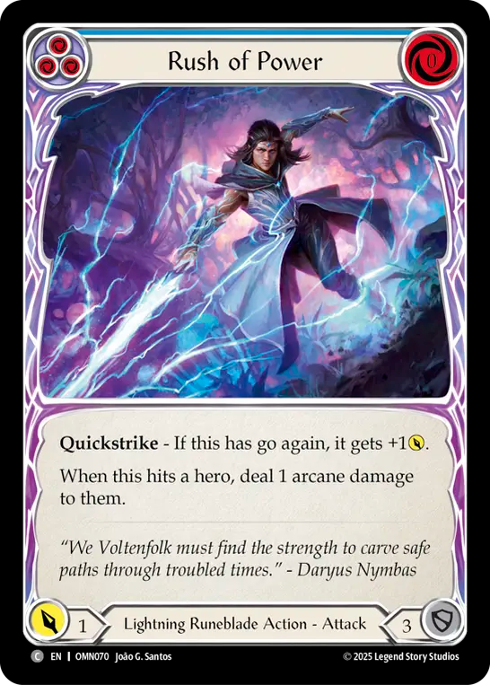 Rush of Power (Blue)