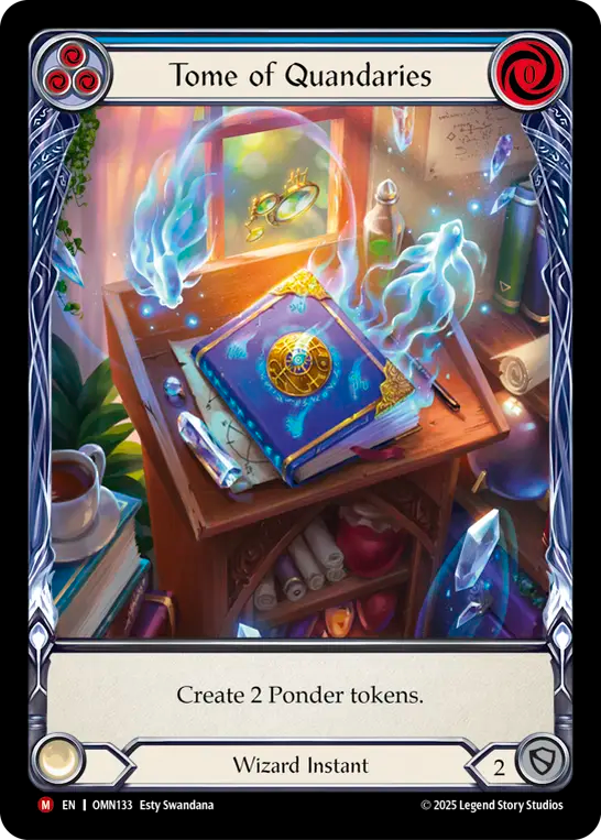 Tome of Quandries Cold Foil