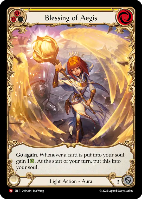Blessing of Aegis Cold Foil