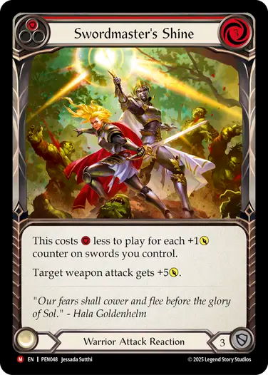 Swordmasters Shine (Red)