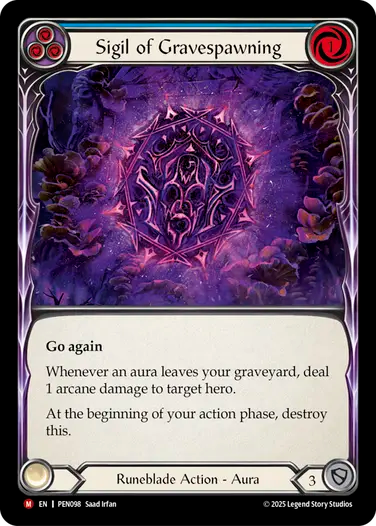 Sigil Of Gravespawning (Blue)