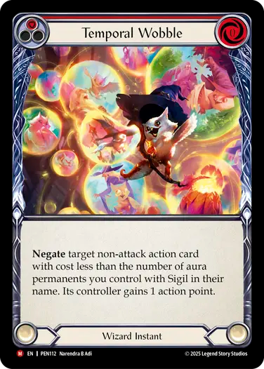Temporal Wobble Rainbow Foil