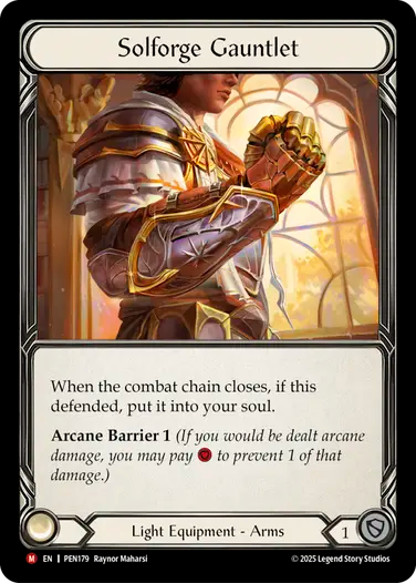 Solforge Gauntlet Cold Foil