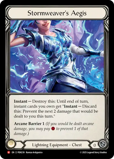 Stormweavers Aegis Cold Foil