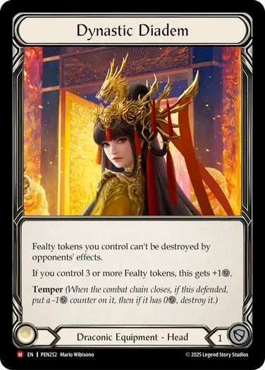 Dynastic Diadem Cold Foil