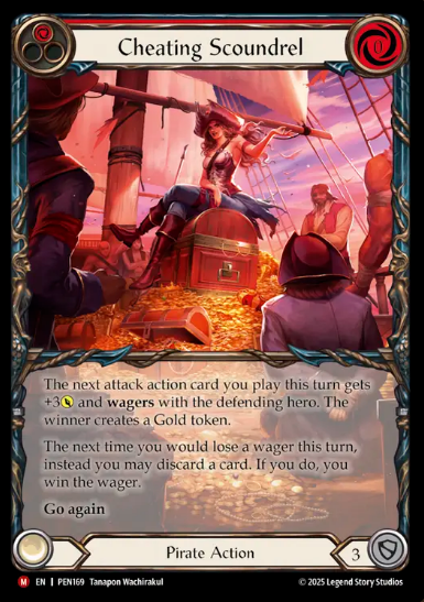 Cheating Scoundrel Rainbow Foil