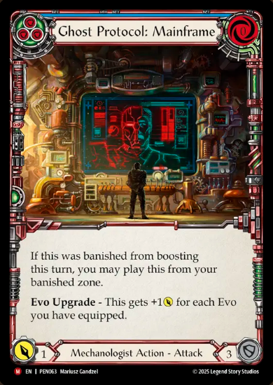 Ghost Protocol: Mainframe Rainbow Foil