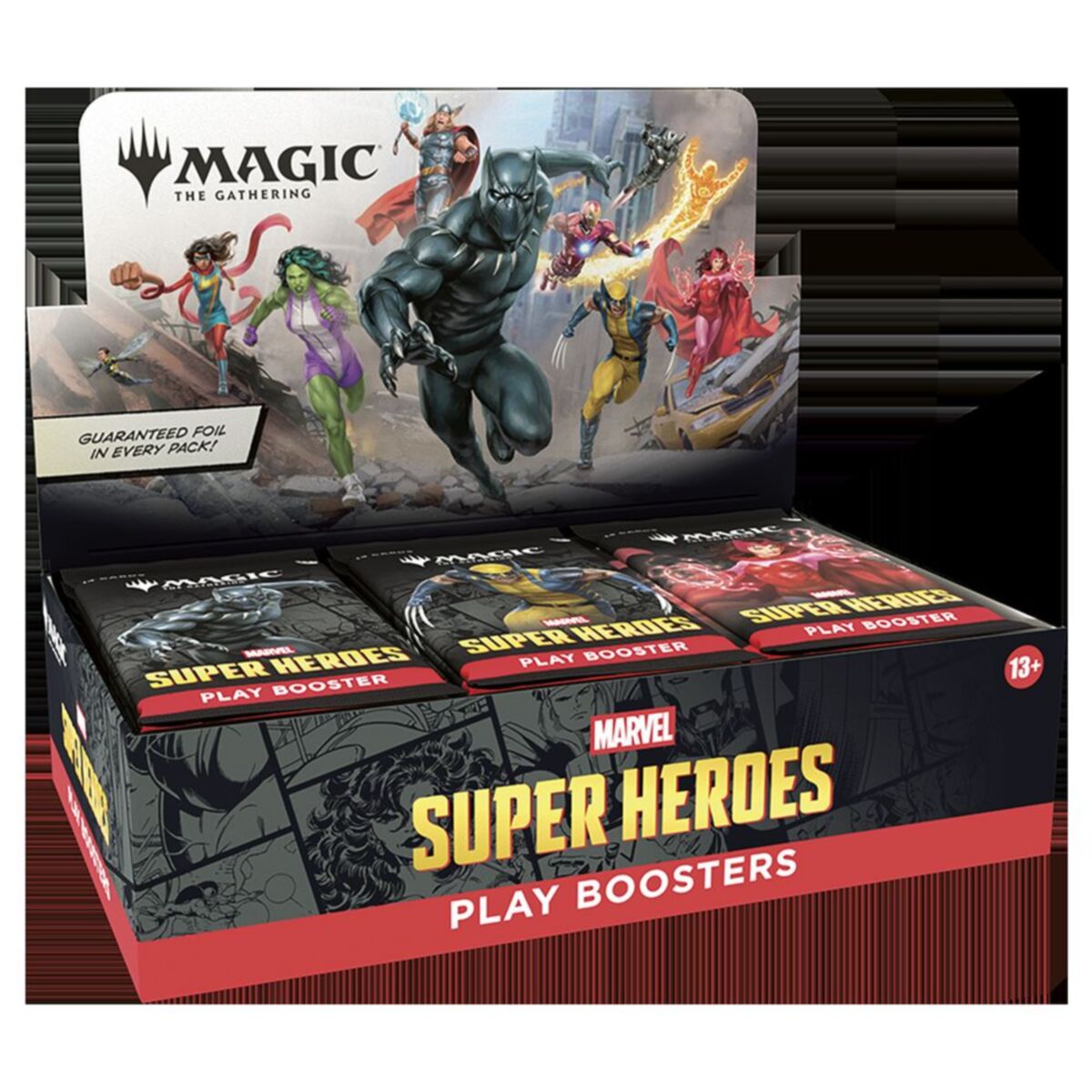 Magic Marvel Super Heroes - Play Booster Display