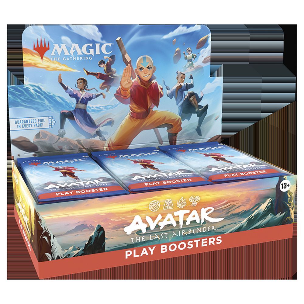 MTG Avatar: The Last Airbender Play Booster Box Fluke & Box MTG Avatar: The Last Airbender Play Booster Box Fluke & Box