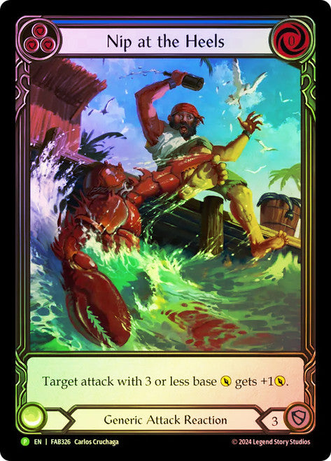 Nip at the Heels Rainbow Foil Promo