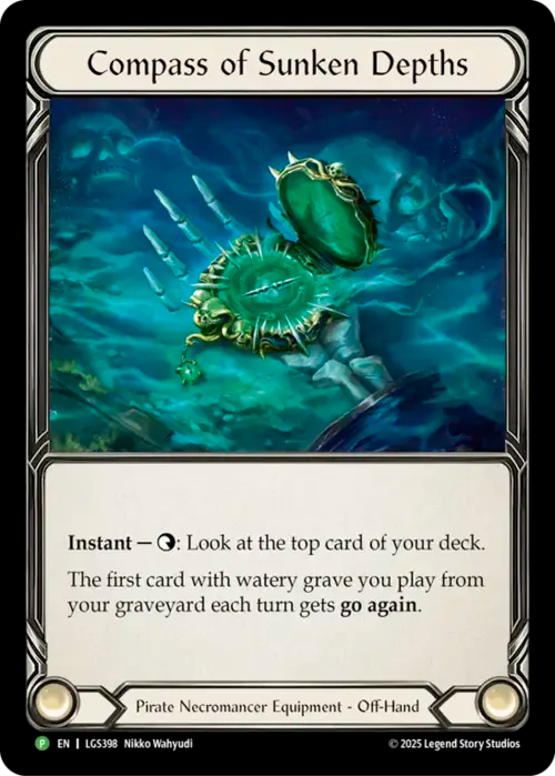Compass of Sunken Depths Rainbow Foil Promo