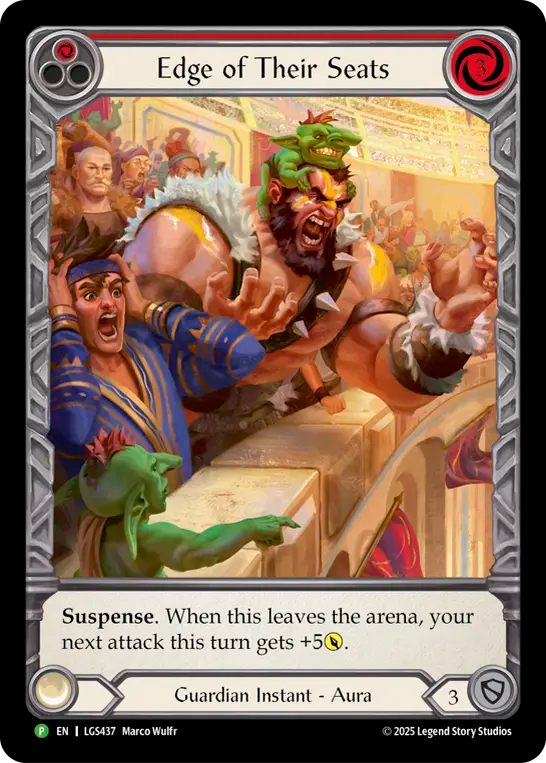 Edge of Their Seats Cold Foil Promo
