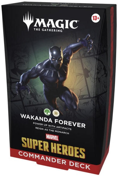 Magic Wakanda Forever Marvel Super Heroes Commander deck MTG
