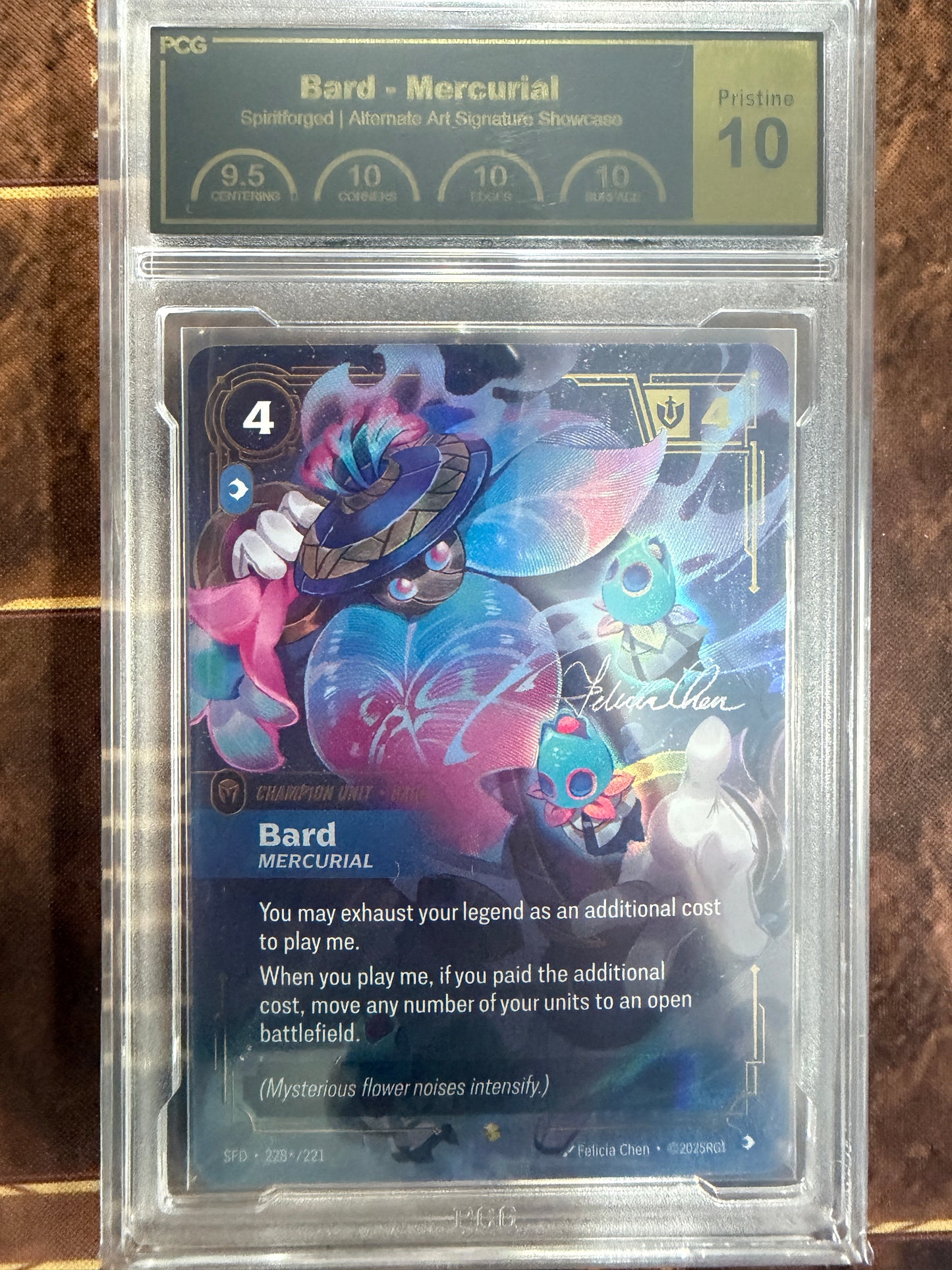 Bard Mercurial Signature Overnumbered Graded Pristine 10