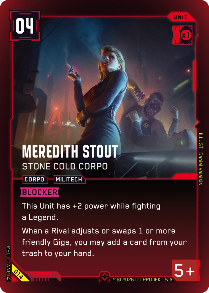 Meredith Stout - Stone Cold Corpo Beta