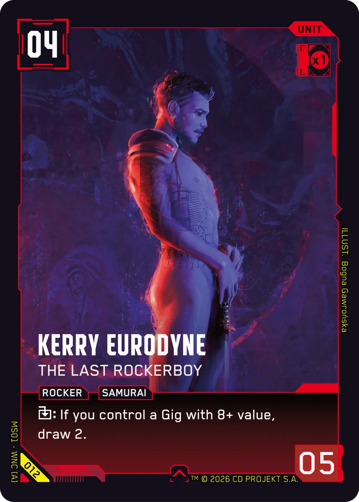Kerry Eurodyne - The Last Rockerboy Beta