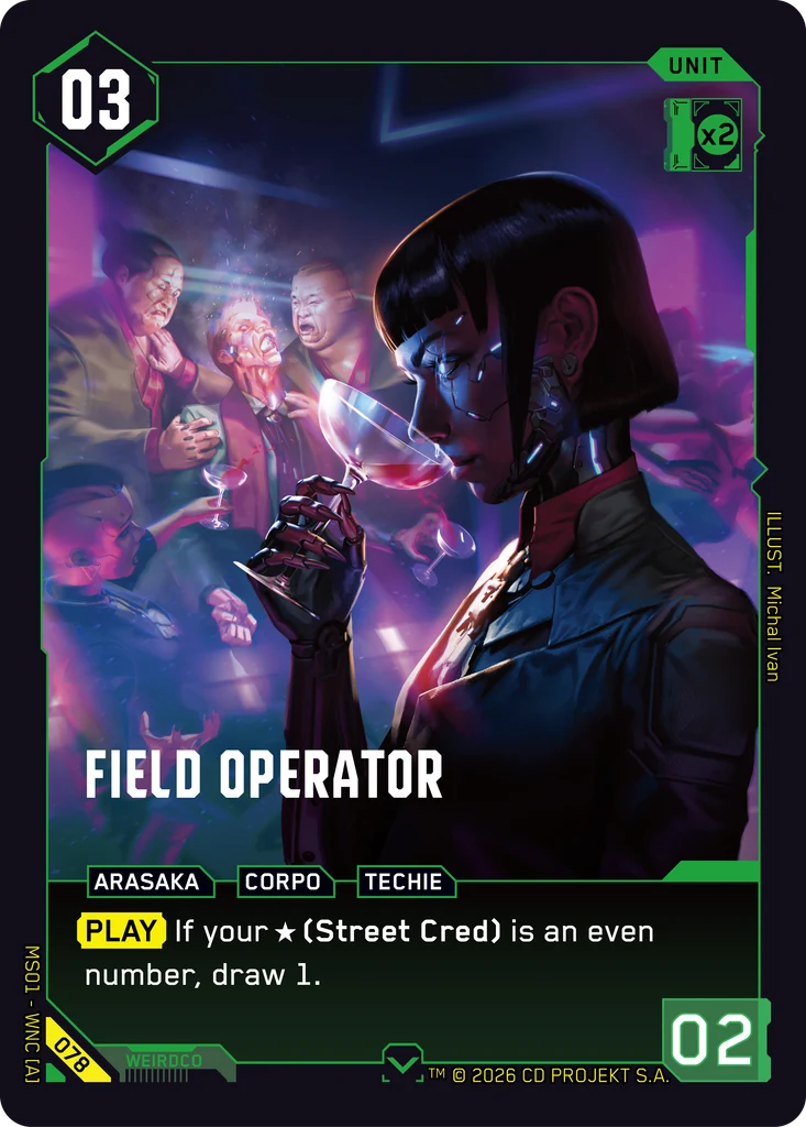 Field Operator Beta