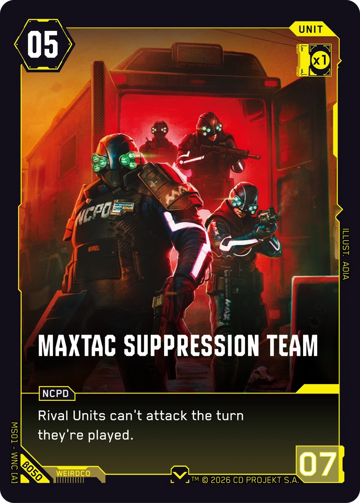 Maxtac Suppression Team Beta