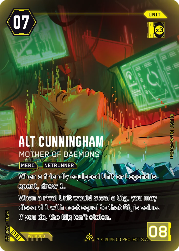 Alt Cunningham - Mother of Daemons Iconic Beta