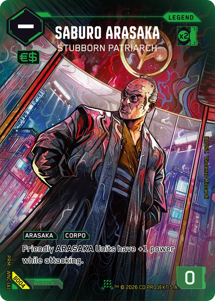 Saburo Arasaka Stubborn Patriarch Beta Box Topper