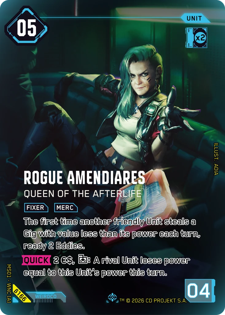 Rogue Amendiares - Queen of the Afterlife Iconic Beta