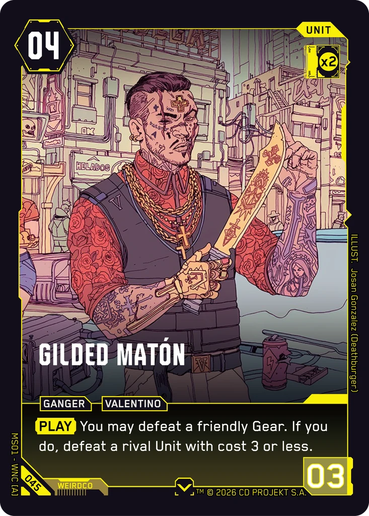 Gilded Matón Beta