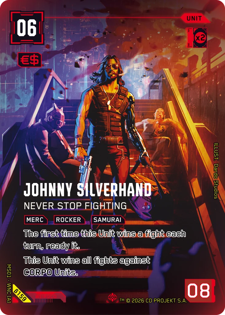 Johnny Silverhand - Never Stop Fighting Iconic Beta
