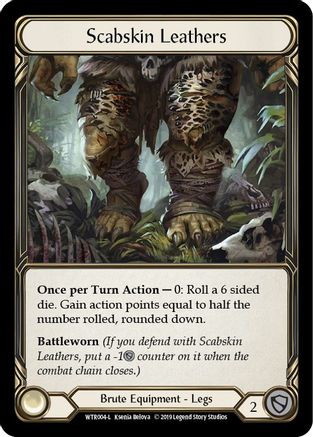 Scabskin Leathers (WTR004) - Welcome to Rathe Unlimited Edition Rainbow Foil
