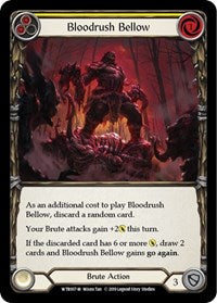 Bloodrush Bellow Rainbow Foil Alpha