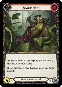Savage Feast (Red) Rainbow Foil Alpha