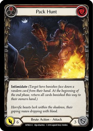 Pack Hunt (Red) (WTR023) - Welcome to Rathe Unlimited Edition