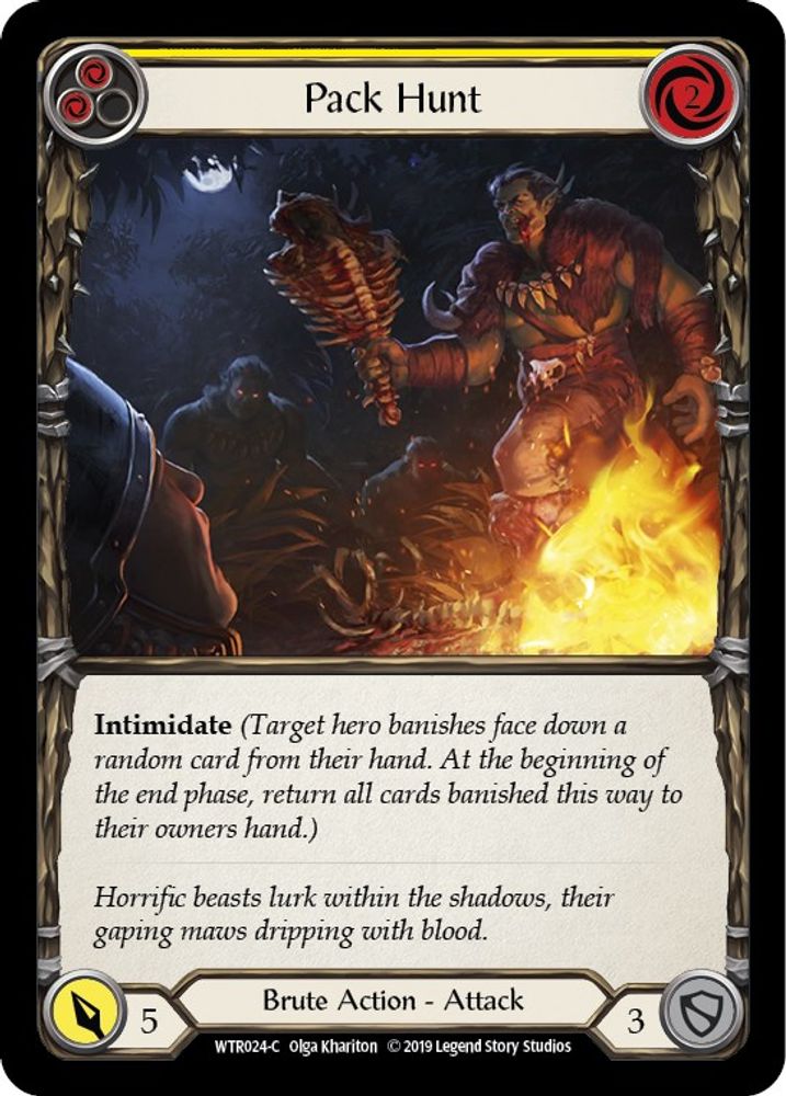 Pack Hunt (Yellow) (WTR024)  Unlimited Edition