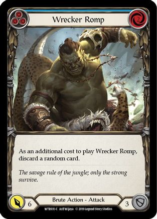 Wrecker Romp (Blue) (WTR031) - Welcome to Rathe 1st Edition