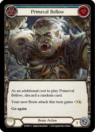 Primeval Bellow (Blue) (WTR037) - Welcome to Rathe Unlimited Edition