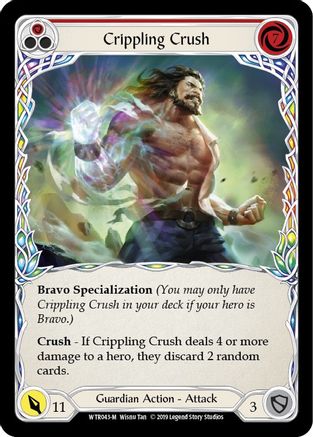 Crippling Crush (WTR043) - Welcome to Rathe Unlimited Edition Rainbow Foil