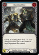 Buckling Blow (Blue) (WTR059)  1st Edition Rainbow Foil