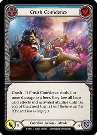 Crush Confidence (Blue) Rainbow Foil Alpha