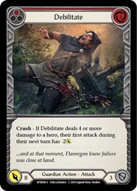 Debilitate (Red) Rainbow Foil Unlim
