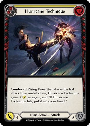 Hurricane Technique (WTR084) - Welcome to Rathe 1st Edition Rainbow Foil