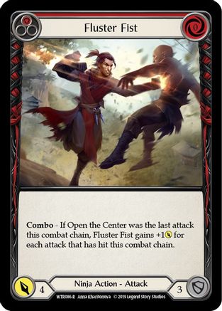Fluster Fist (Red) (WTR086) - Welcome to Rathe 1st Edition