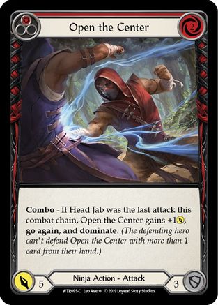 Open the Center (Red) (WTR095) - Welcome to Rathe 1st Edition Rainbow Foil