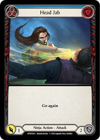 Head Jab (Blue) Rainbow Foil Alpha