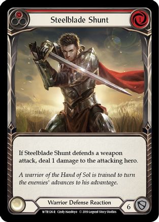 Steelblade Shunt (Red) (WTR126) - Welcome to Rathe 1st Edition