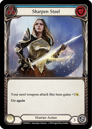 Sharpen Steel (Blue) (WTR143) - Welcome to Rathe 1st Edition