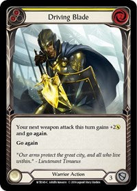 Driving Blade (Yellow) Rainbow Foil Unlim