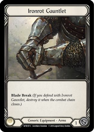 Ironrot Gauntlet (WTR157) - Welcome to Rathe 1st Edition